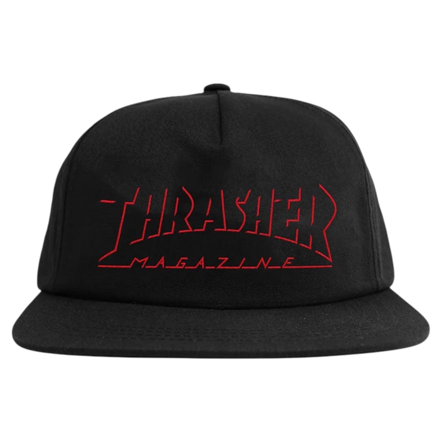 THRASHER SHADOW MAG LOGO SNAPBACK BLACK