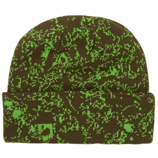 CORDUROY CELL CAMO BEANIE ARMY