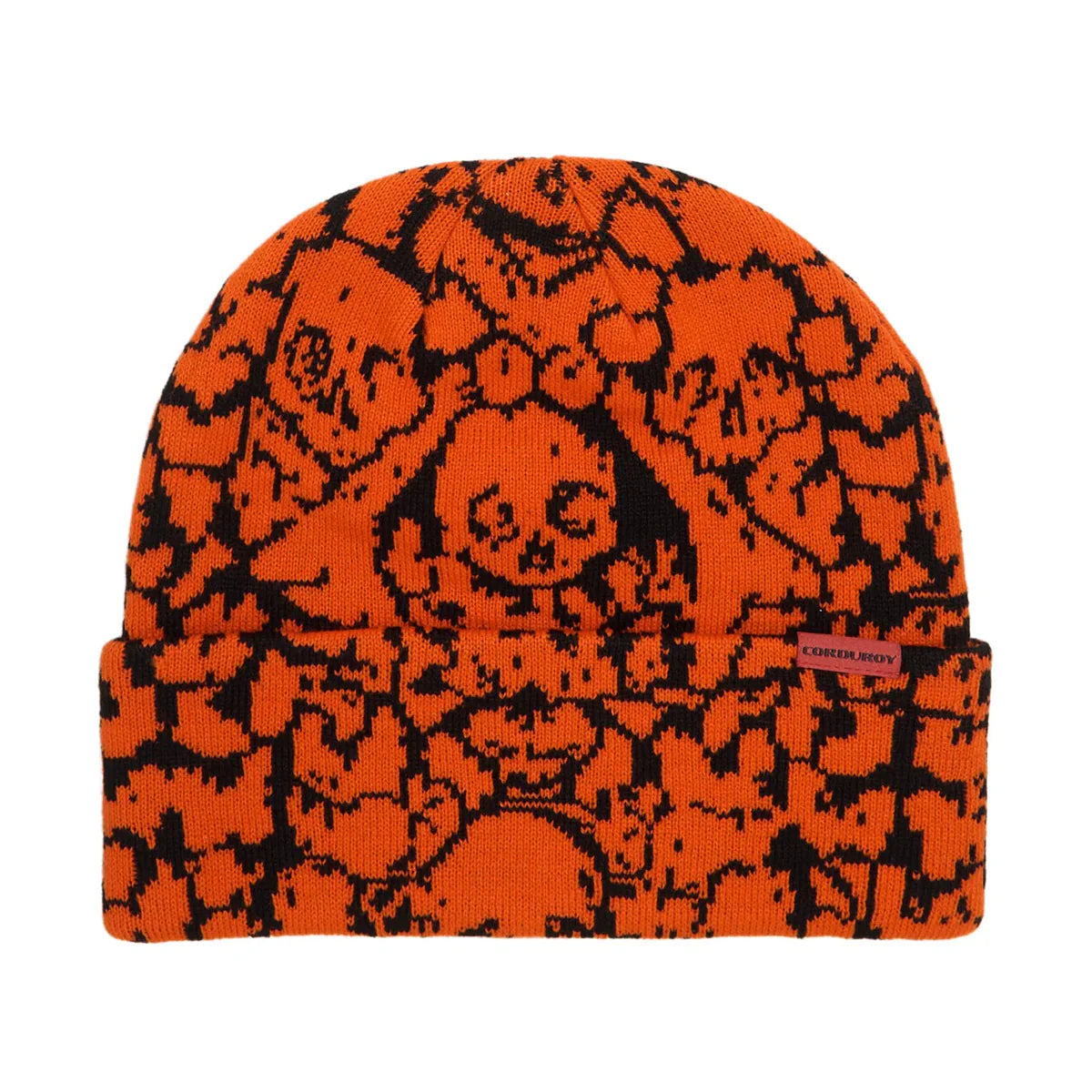 CORDUROY CATACOMBS BEANIE SAFETY ORANGE