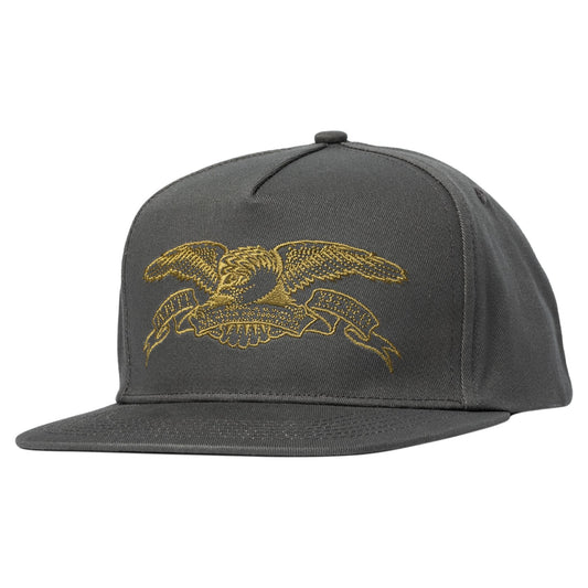 ANTI HERO BASIC EAGLE SNAPBACK DARK CHARCOAL TAN