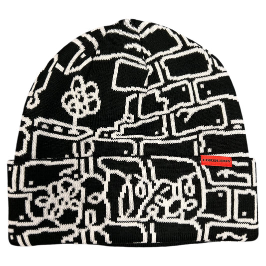 CORDUROY LEBICAR BEANIE BLACK