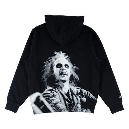 WELCOME X BEETLEJUICE QUALIFIED PIGMENT DYED HOODIE BLACK