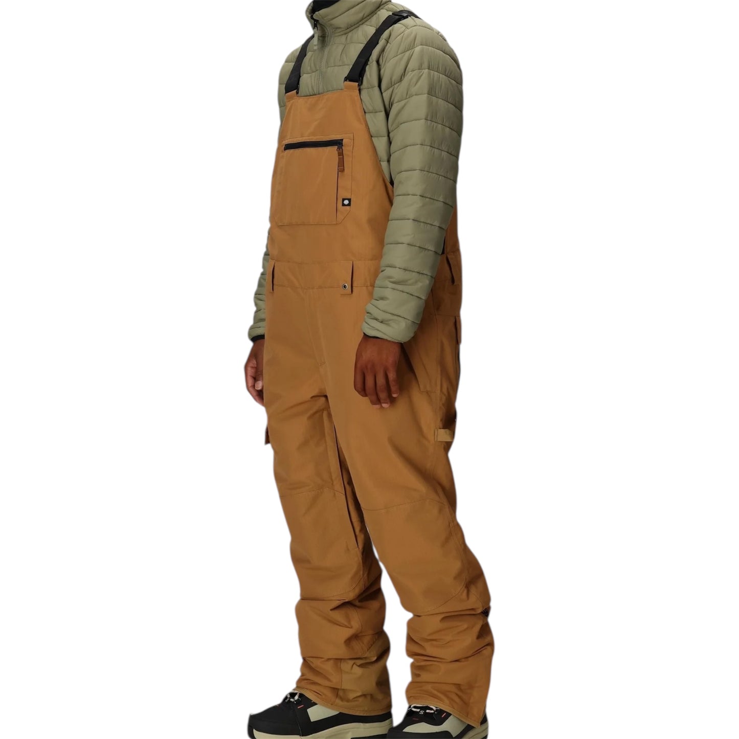 686 MENS HOT LAP INSULATED BIB CARAMEL RIPSTOP 2026