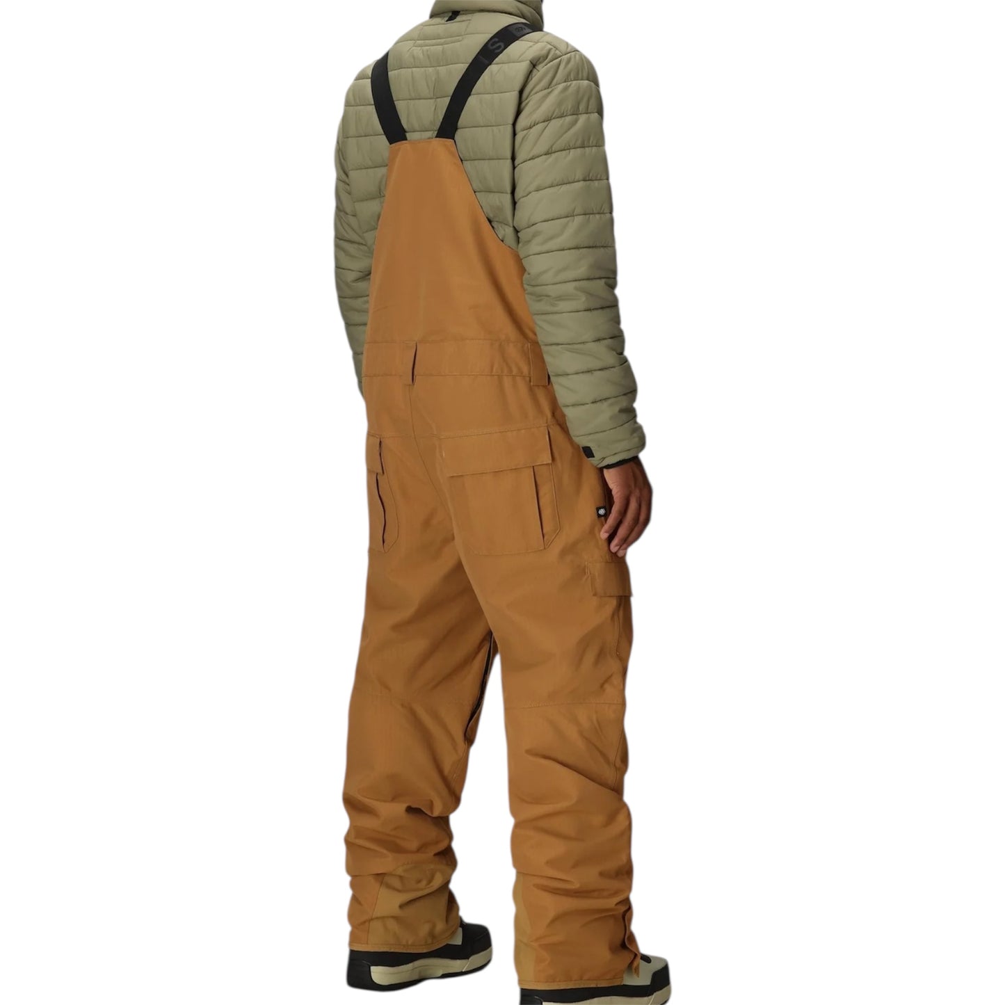 686 MENS HOT LAP INSULATED BIB CARAMEL RIPSTOP 2026