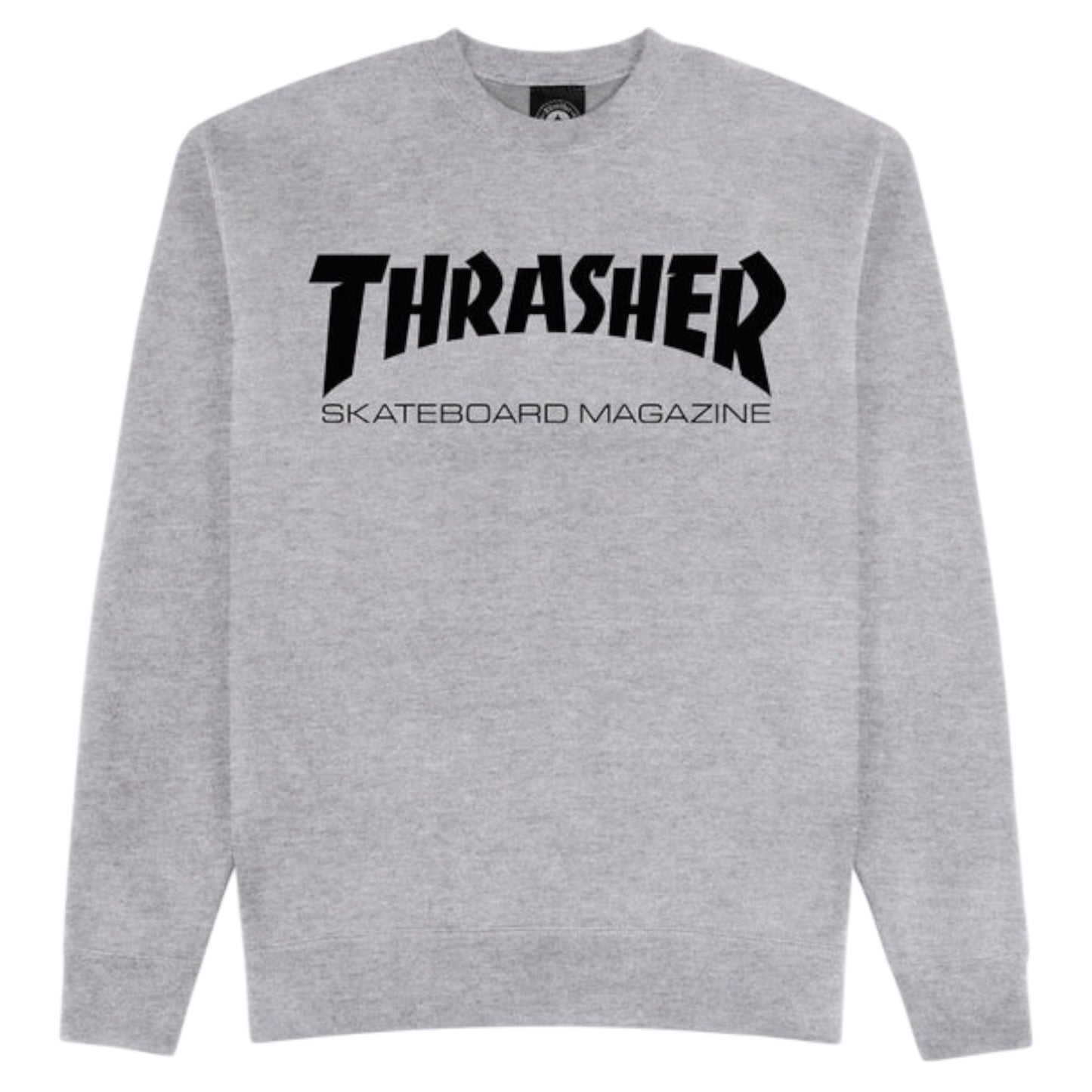 TRASHER SKATE MAG CREW NECK GREY