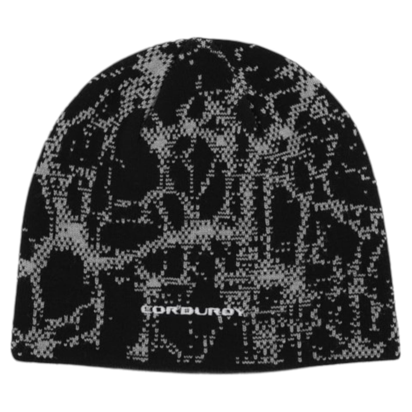 CORDUROY NEURON BEANIE BLACK