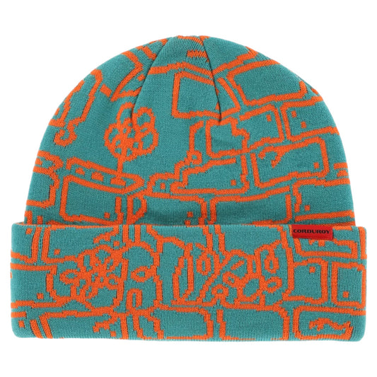 CORDUROY LEBICAR BEANIE ORANGE