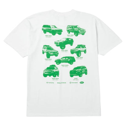 HUF X TOYOTA GENERATIONS TEE WHITE