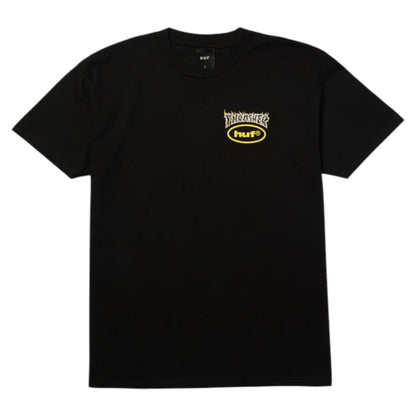 HUF X THRASHER MELTDOWN TEE BLACK