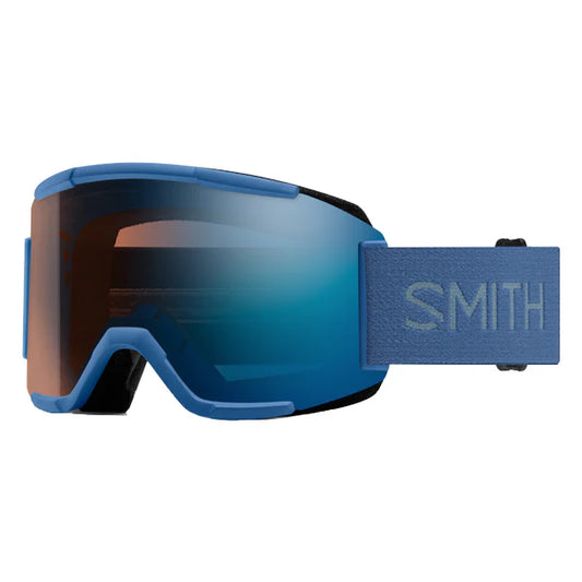 SMITH SQUAD TRUE BLUE GOGGLES CHROMAPOP PRO PHOTOCHROMIC BLUE MIRROR