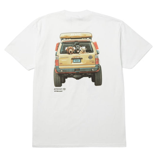 HUF X TOYOTA 4 RUNNER TEE WHITE
