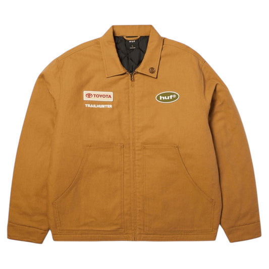 HUF X TOYOTA TRAILHUNTER WORK JACKET BROWN