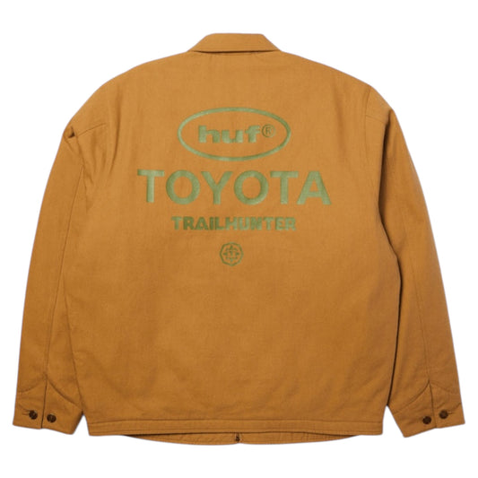 HUF X TOYOTA TRAILHUNTER WORK JACKET BROWN