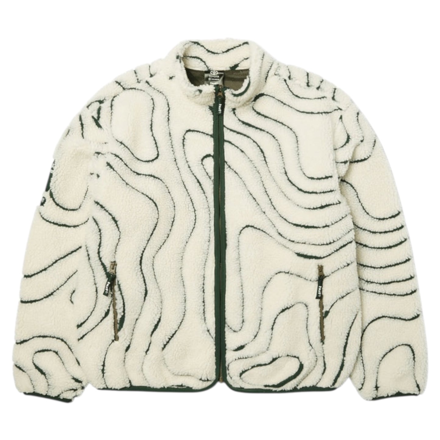 HUF X TOYOTA TOPOGRAPHY HIGH PILE JACKET NATURAL