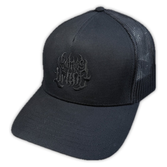 SATANIC DRAIN CLEANER TRUCKER CAP BLACK