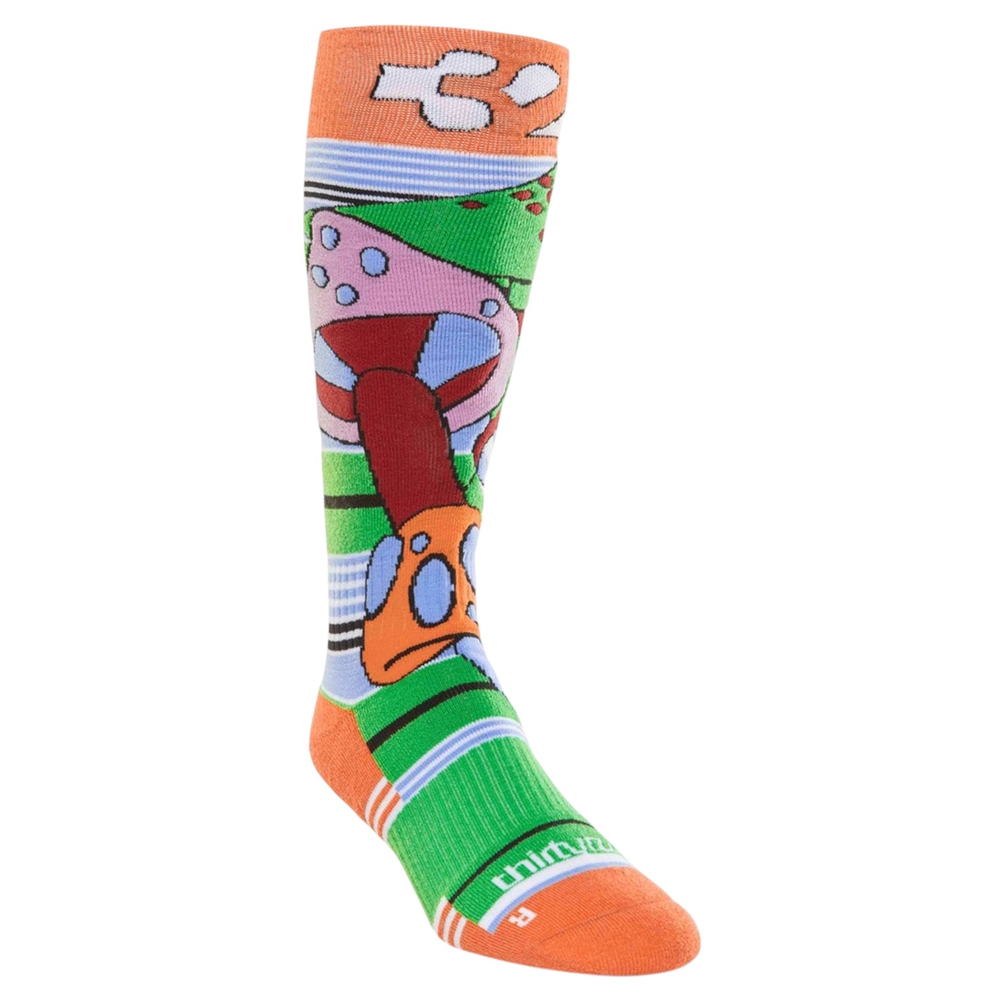 THIRTYTWO TM MERINO WOOL SNOW SOCKS ORANGE