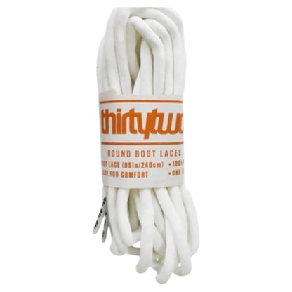 THIRTYTWO LACES BLACK-WHITE (87INCHES-220cm)