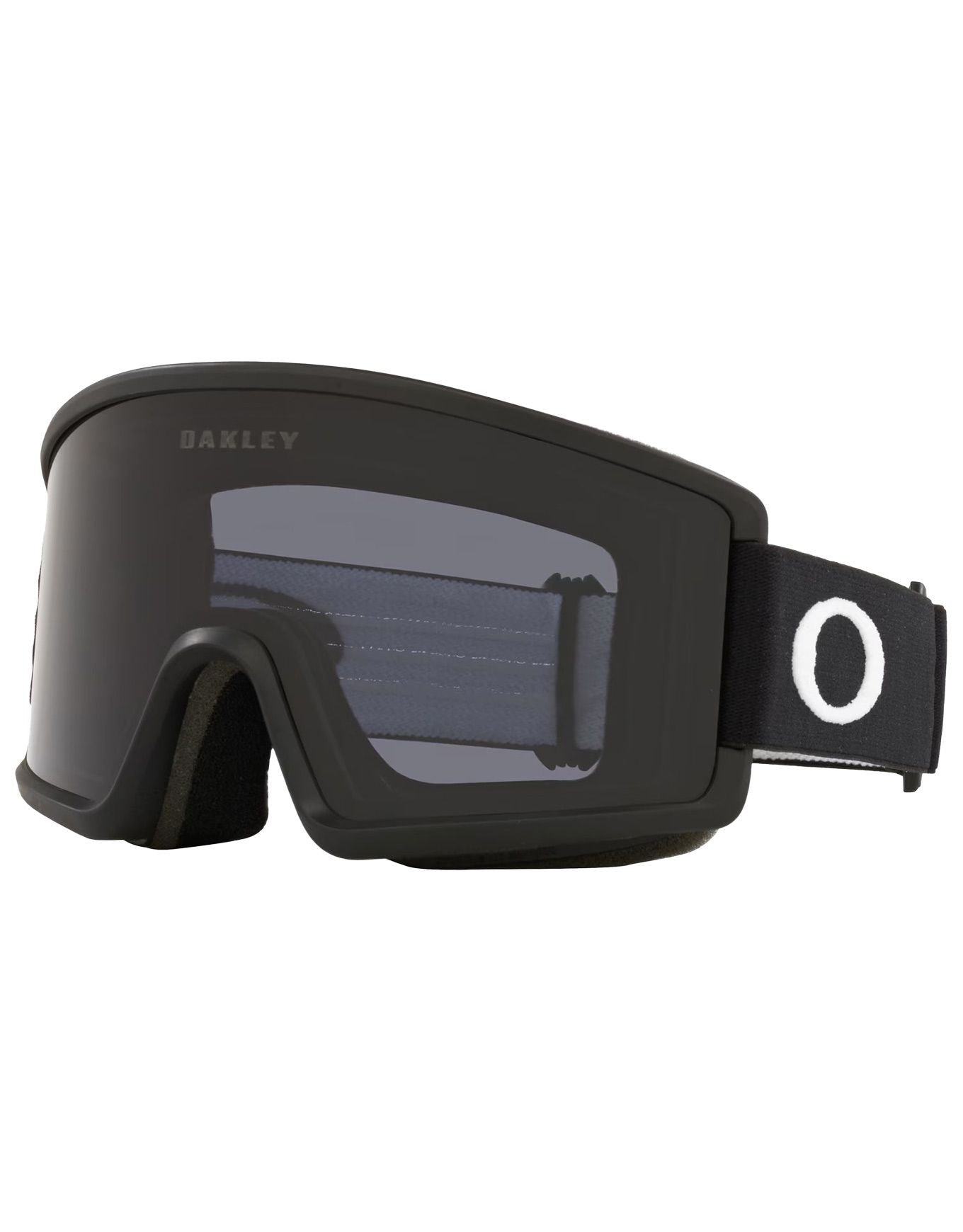 OAKLEY TARGET LINE M MATTE BLACK GOGGLES DARK GREY