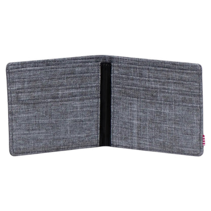 HERSCHEL ROY WALLET RAVEN CROSSHATCH
