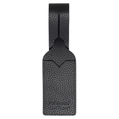 HERSCHEL LUGGAGE TAG VEGAN LEATHER BLACK