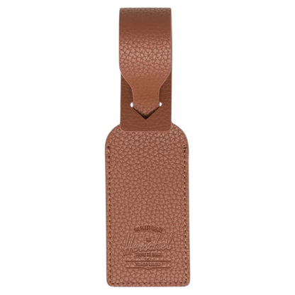 HERSCHEL LUGGAGE TAG VEGAN SADDLE BROWN