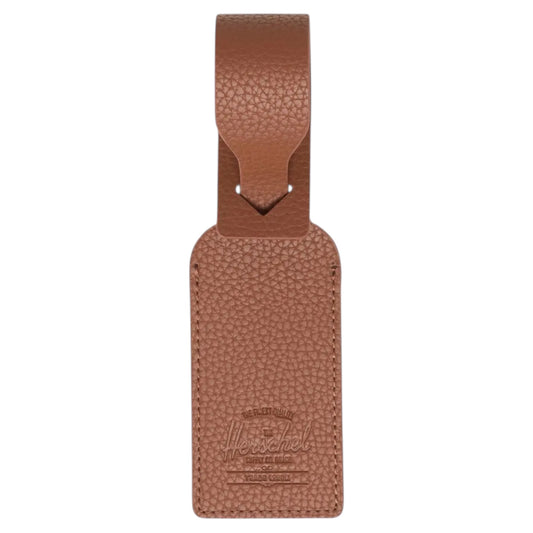 HERSCHEL LUGGAGE TAG VEGAN SADDLE BROWN