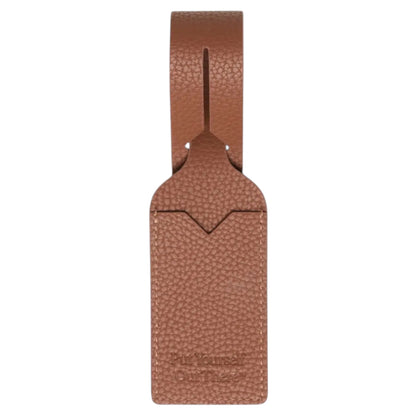 HERSCHEL LUGGAGE TAG VEGAN SADDLE BROWN