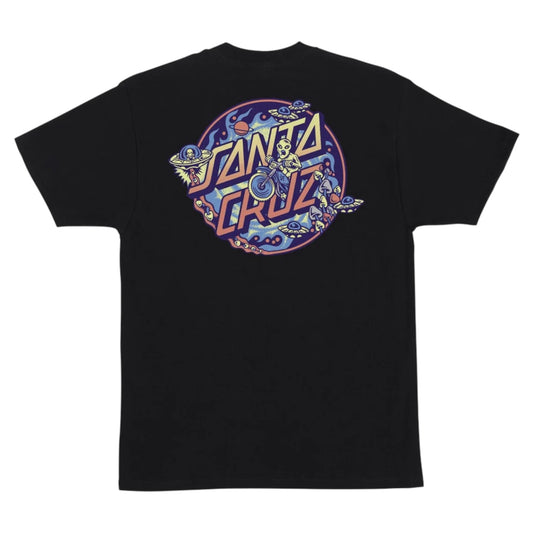 SANTA CRUZ WINKOWSKI DOPE PLANET 2 DOT TEE BLACK