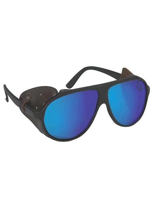 AIRBLASTER POLARIZED GLACIER GLASSES MATTE BLACK