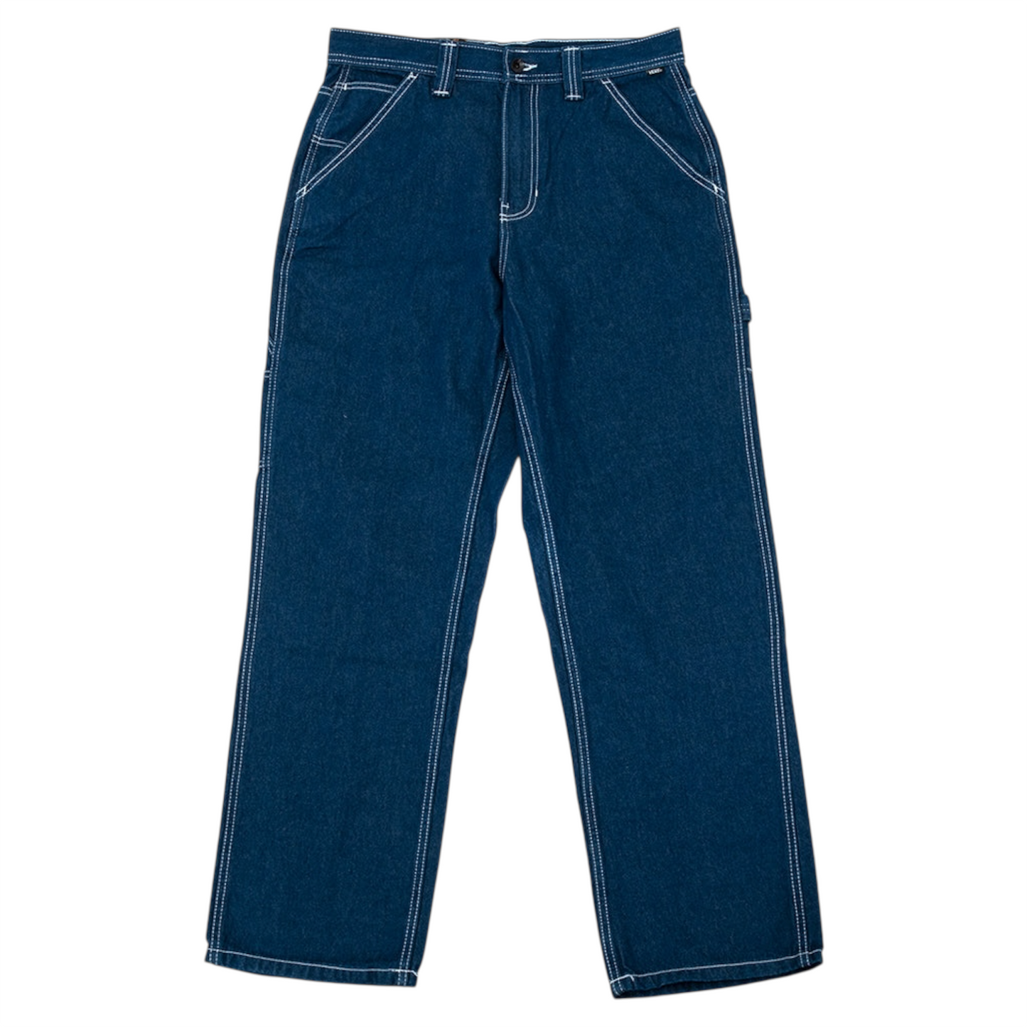 VANS DRILL CHORE CARPENTER LOOSE FIT DENIM INDIGO RINSE PANT