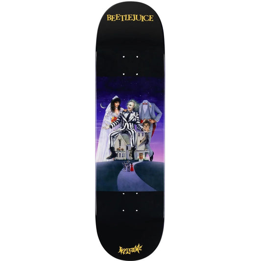 WELCOME X BEETLEJUICE SHOWTIME DECK BLACK PURPLE 9.0