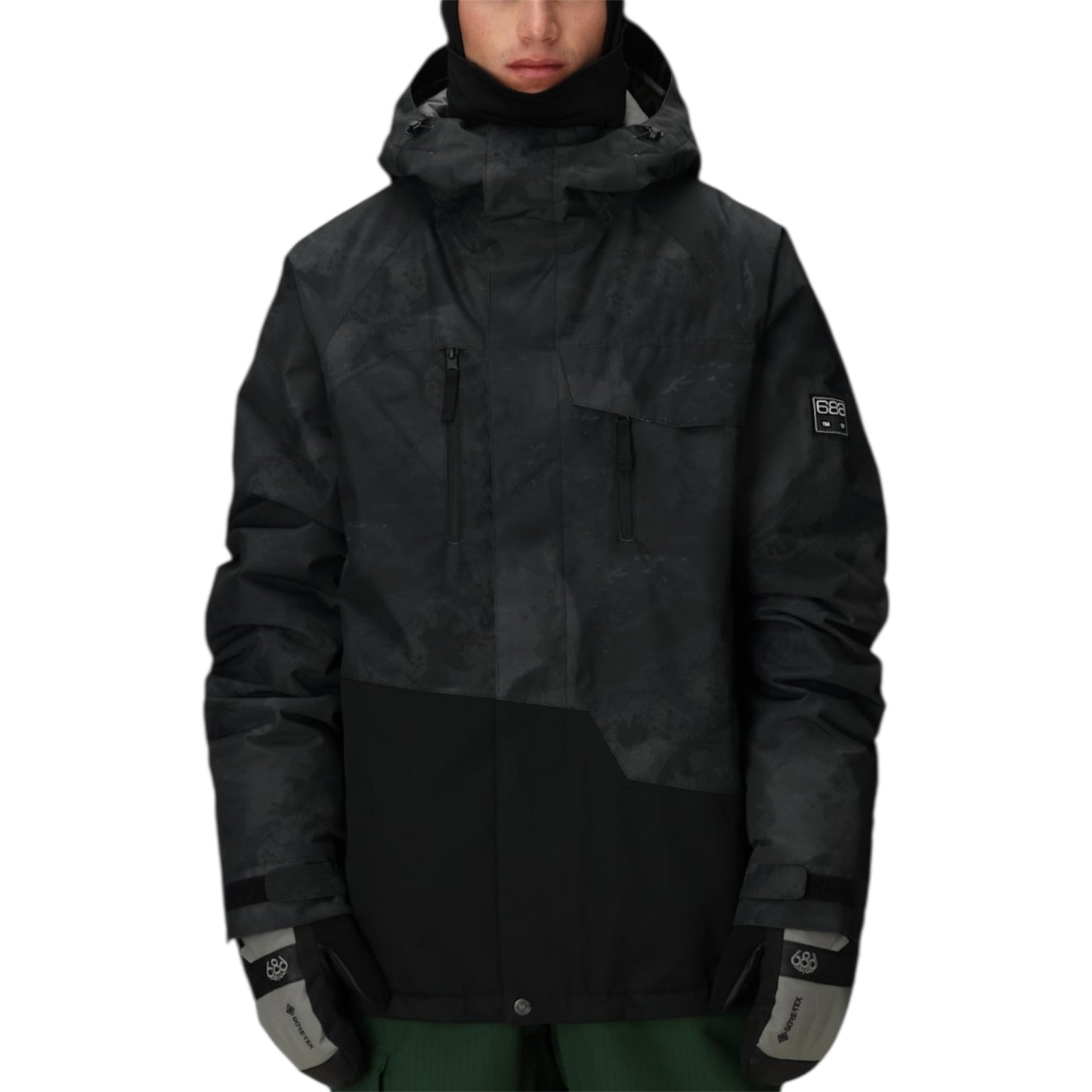686 MENS GEO INSULATED JACKET BLACK HEMISPHERE 2026