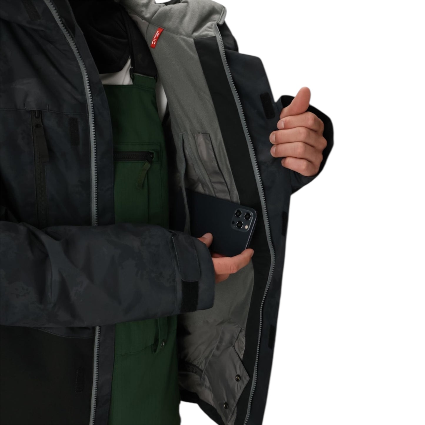 686 MENS GEO INSULATED JACKET BLACK HEMISPHERE 2026