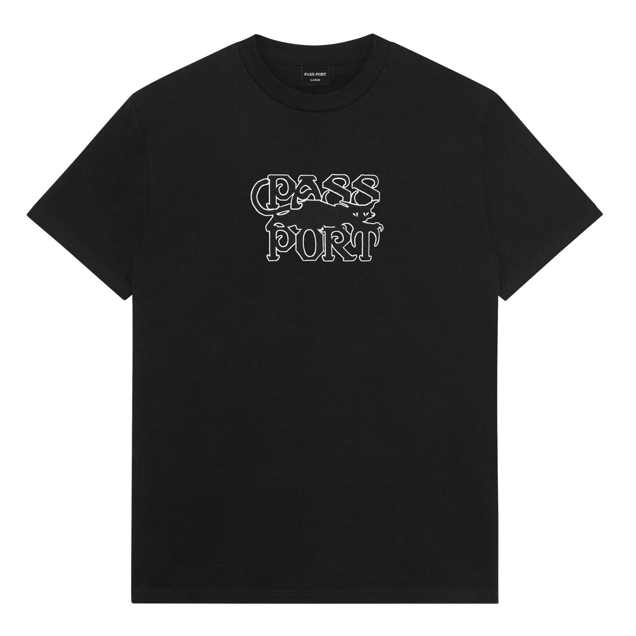 PASSPORT SLICKIN TEE BLACK