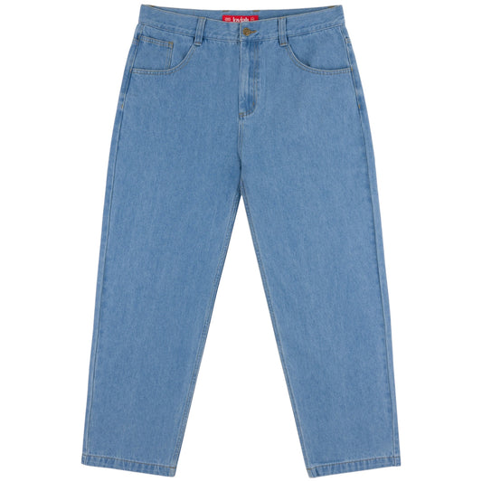 LOVIAH OG BAGGY 5 POCKET DENIM PANTS INDIGO LIGHT WASH