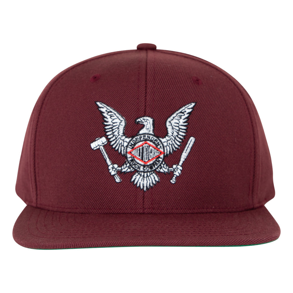 INDEPENDENT INDY TOOLS OF THE TRADE SNAPBACK MAROON