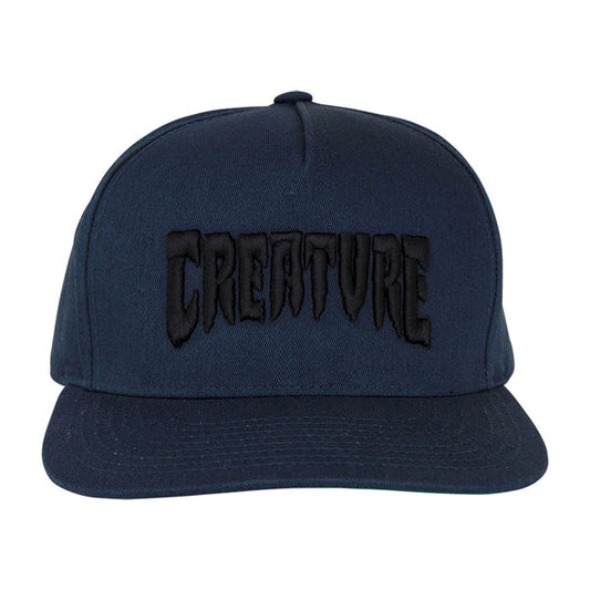 CREATURE SNAPBACK MONK LOGO NAVY