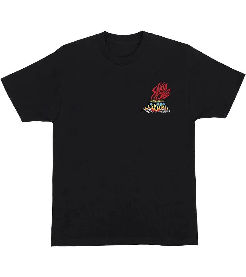 SANTA CRUZ SALBA VOODOO FRAME TEE BLACK