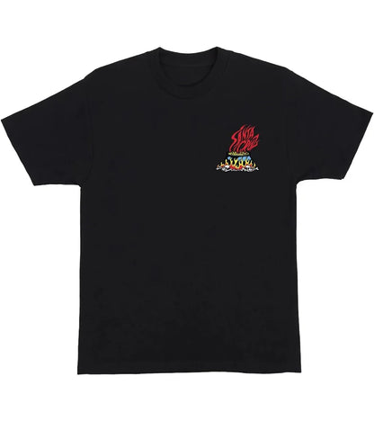 SANTA CRUZ SALBA VOODOO FRAME TEE BLACK