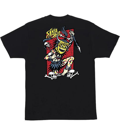 SANTA CRUZ SALBA VOODOO FRAME TEE BLACK