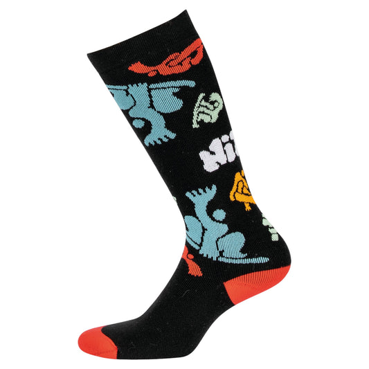 NITRO YOUTH CLOUD 3 BLACK SOCKS 2025