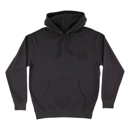 SANTA CRUZ OPUS DOT HOODIE ASPHALT BLACK