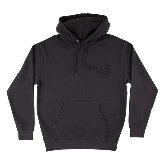 SANTA CRUZ OPUS DOT HOODIE ASPHALT BLACK