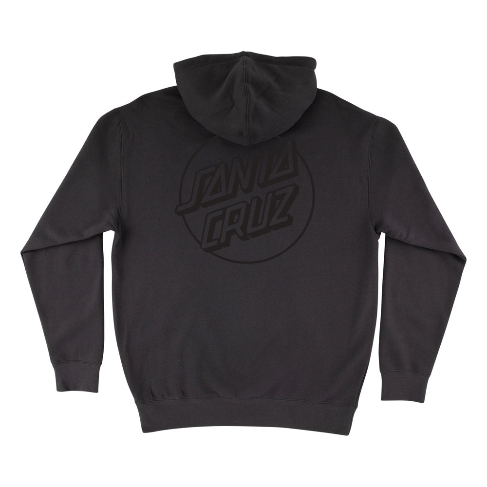 SANTA CRUZ OPUS DOT HOODIE ASPHALT BLACK