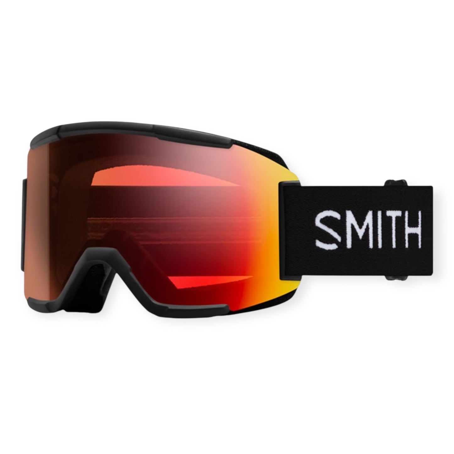 SMITH SQUAD BLACK CHROMAPOP PRO PHOTOCHROMIC RED MIRROR