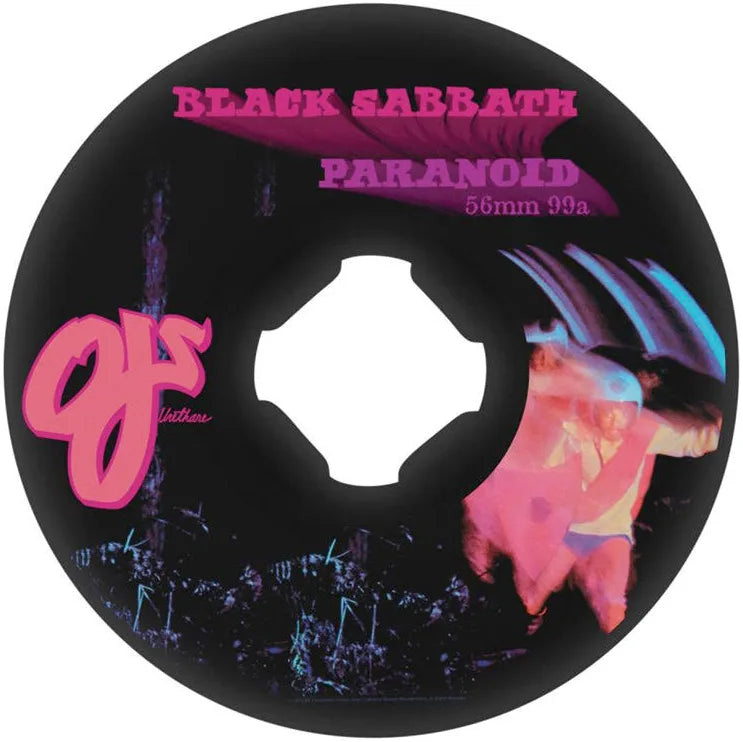 OJS WHEELS SABBATH PARANOID CHUBBIES BLACK 99a 56mm