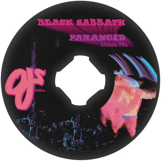 OJS WHEELS SABBATH PARANOID CHUBBIES BLACK 99a 56mm