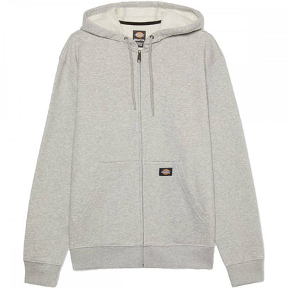 DICKIES FLEECE FULL ZIP HOODIE HEATHER GRAY