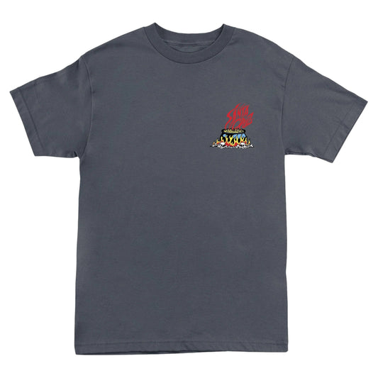 SANTA CRUZ SALBA VOODOO FRAME TEE CHARCOAL