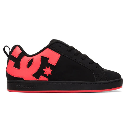 DC COURT GRAFFIK BLACK/HOT PINK